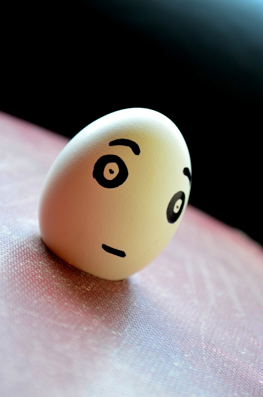 egg mad sad free photo