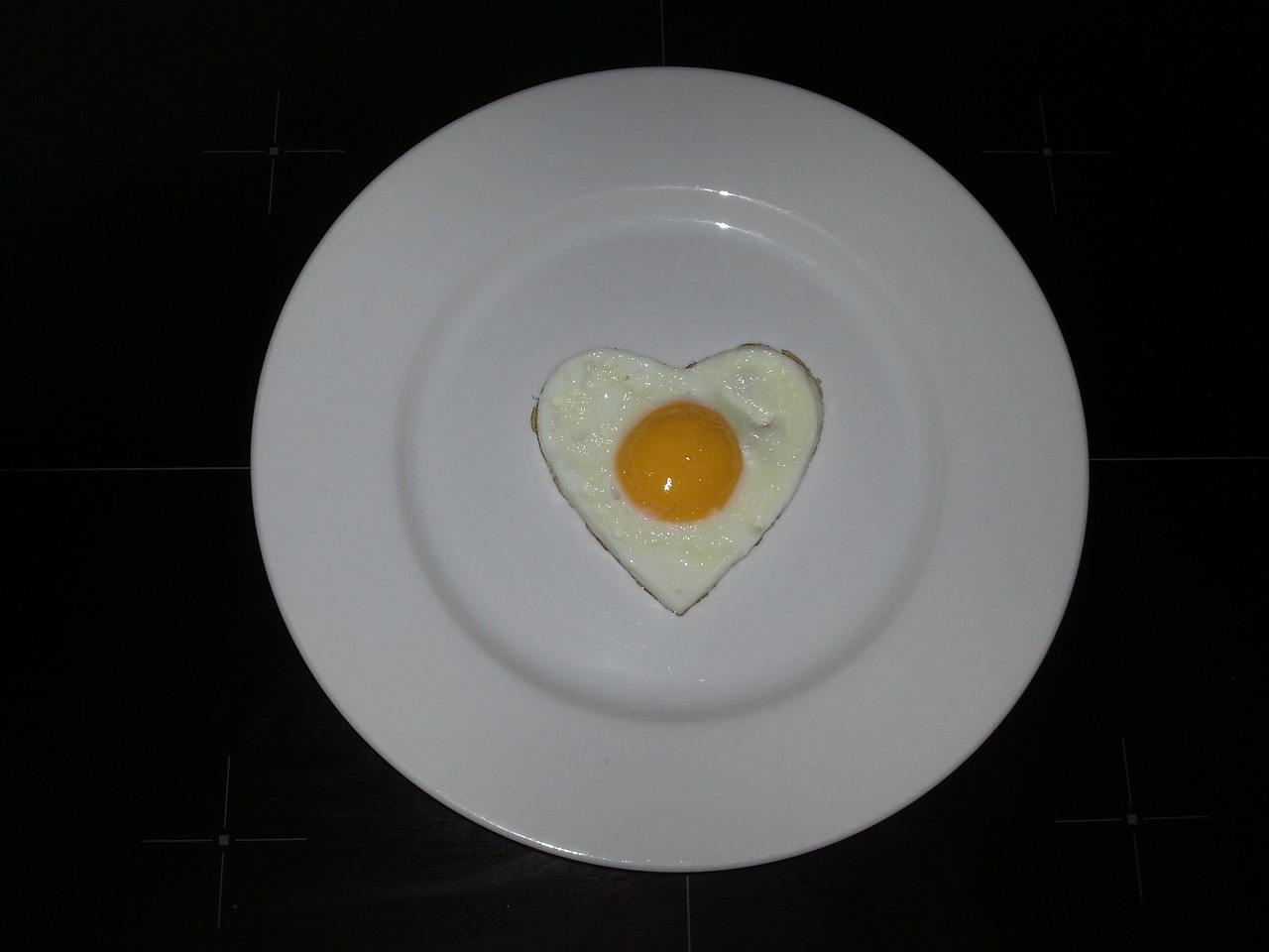 egg fried heart free photo