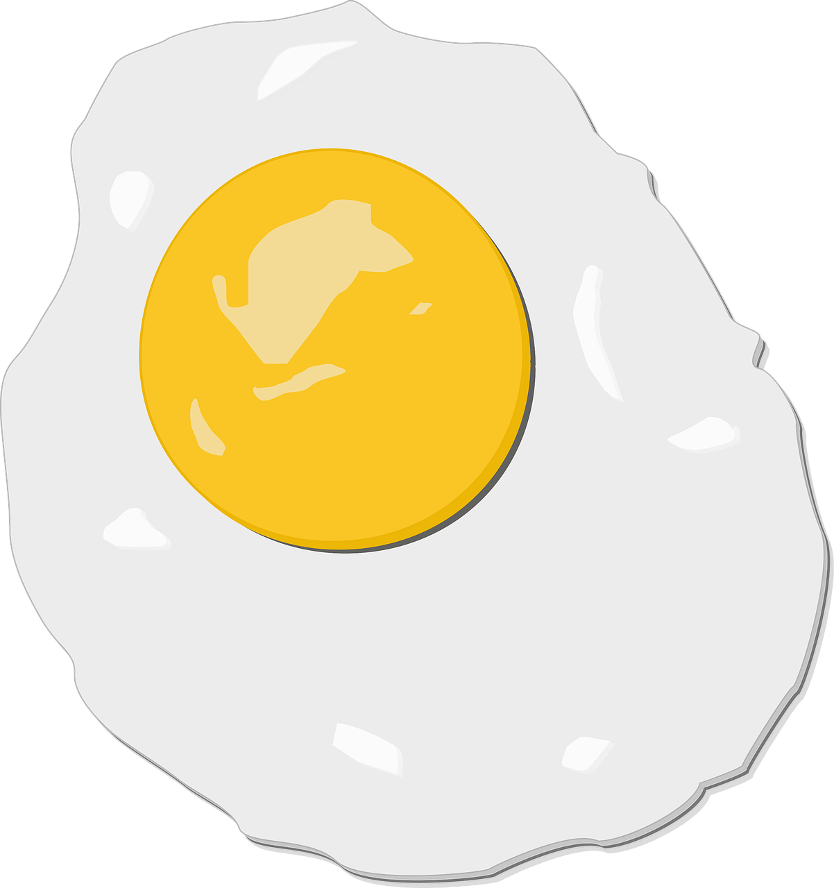 egg fried illustration free photo