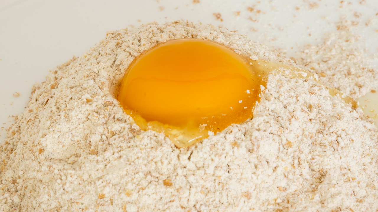 egg flour whole wheat free photo