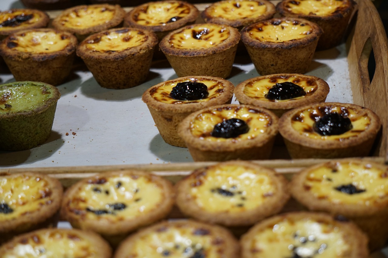 egg tart dessert food free photo