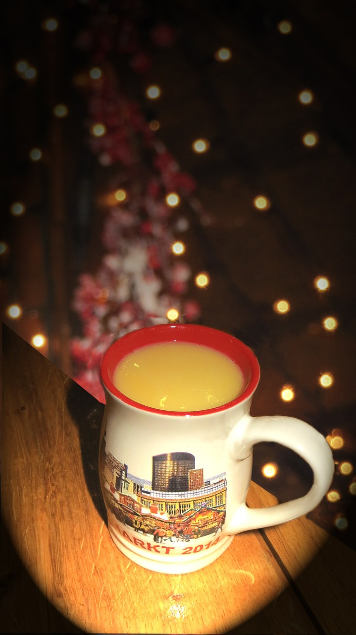 eggnog christmas market hot drink free photo