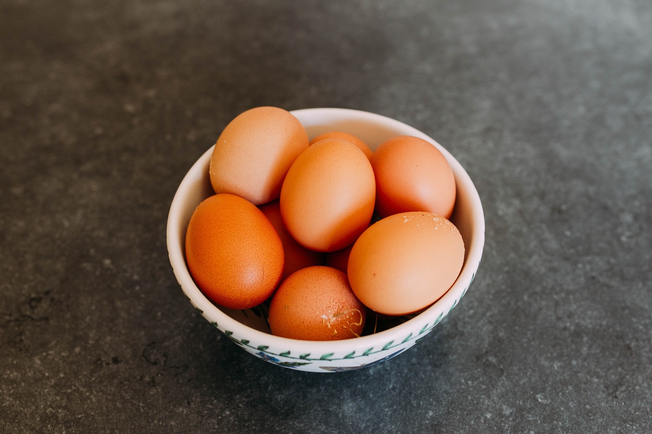 eggs bowl food free photo