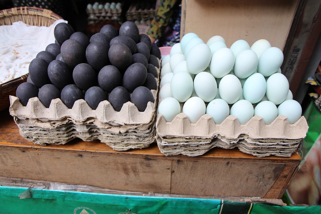 eggs market black free photo