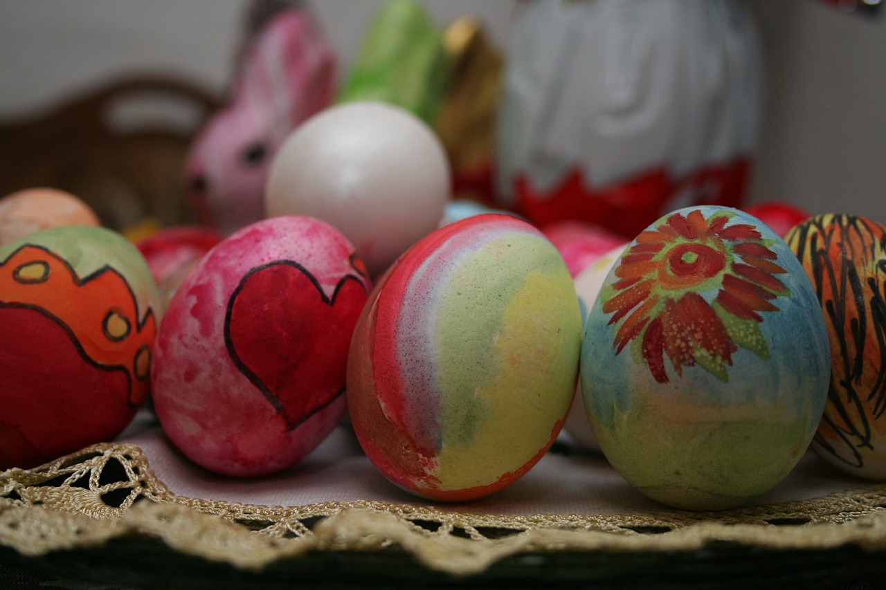 eggs easter colored free photo