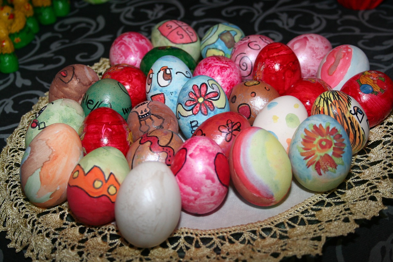 eggs easter colored free photo