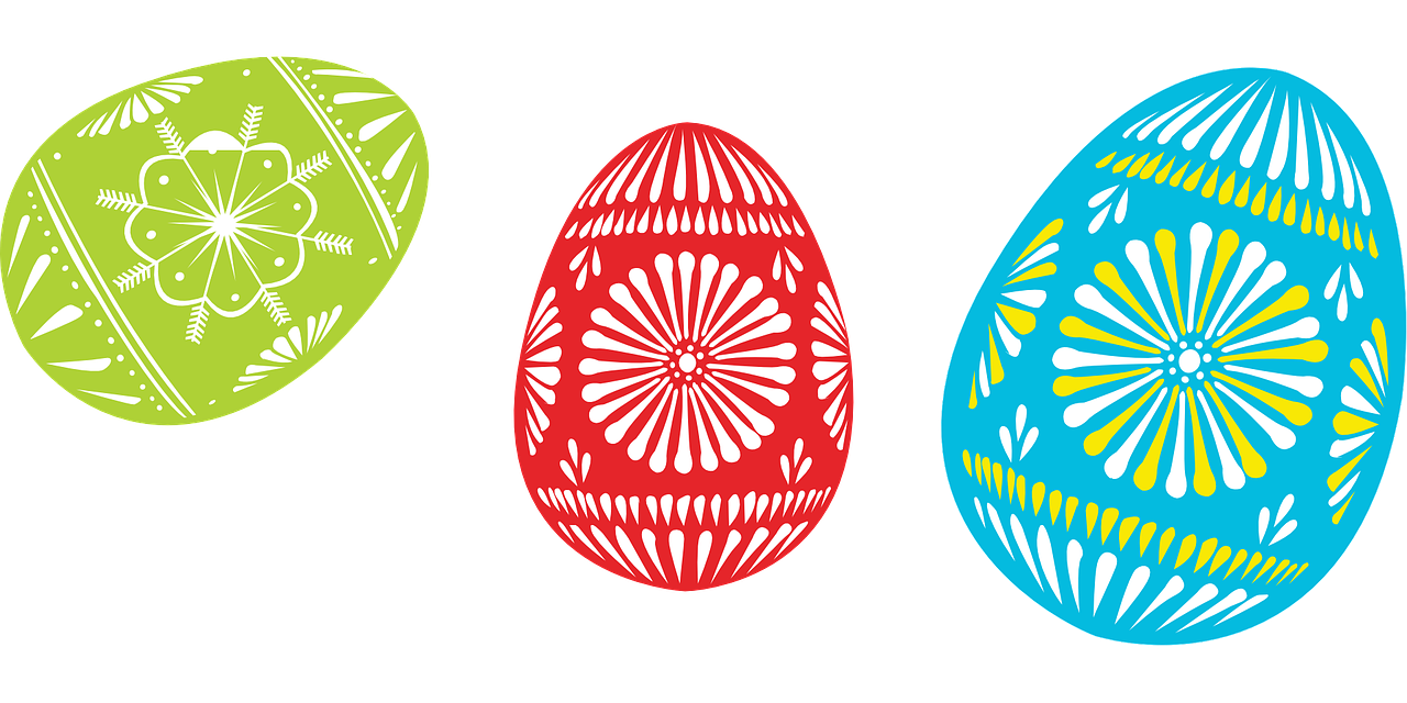 eggs coloured easter free photo