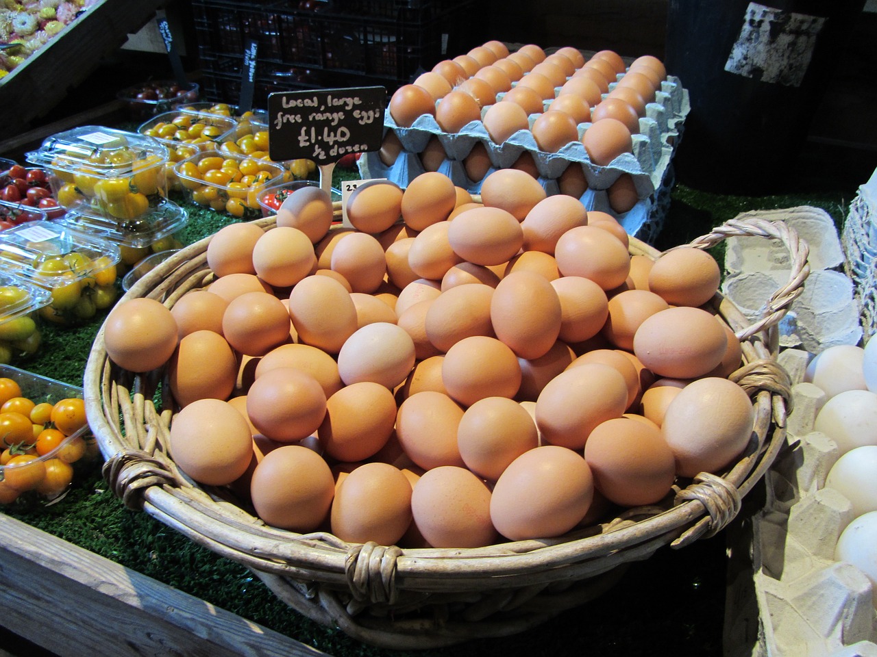 eggs farm shop organic free photo
