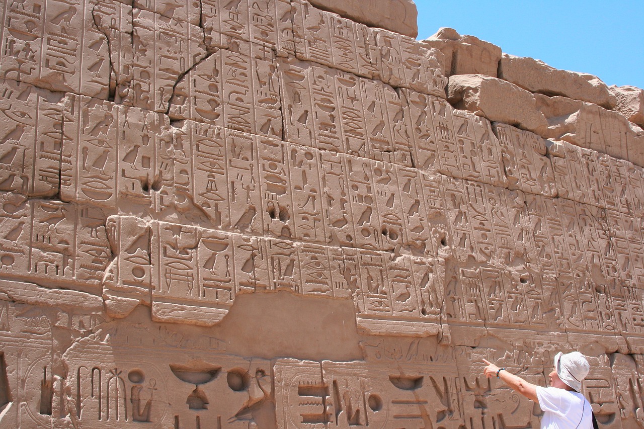 egypt luxor karnak temple free photo