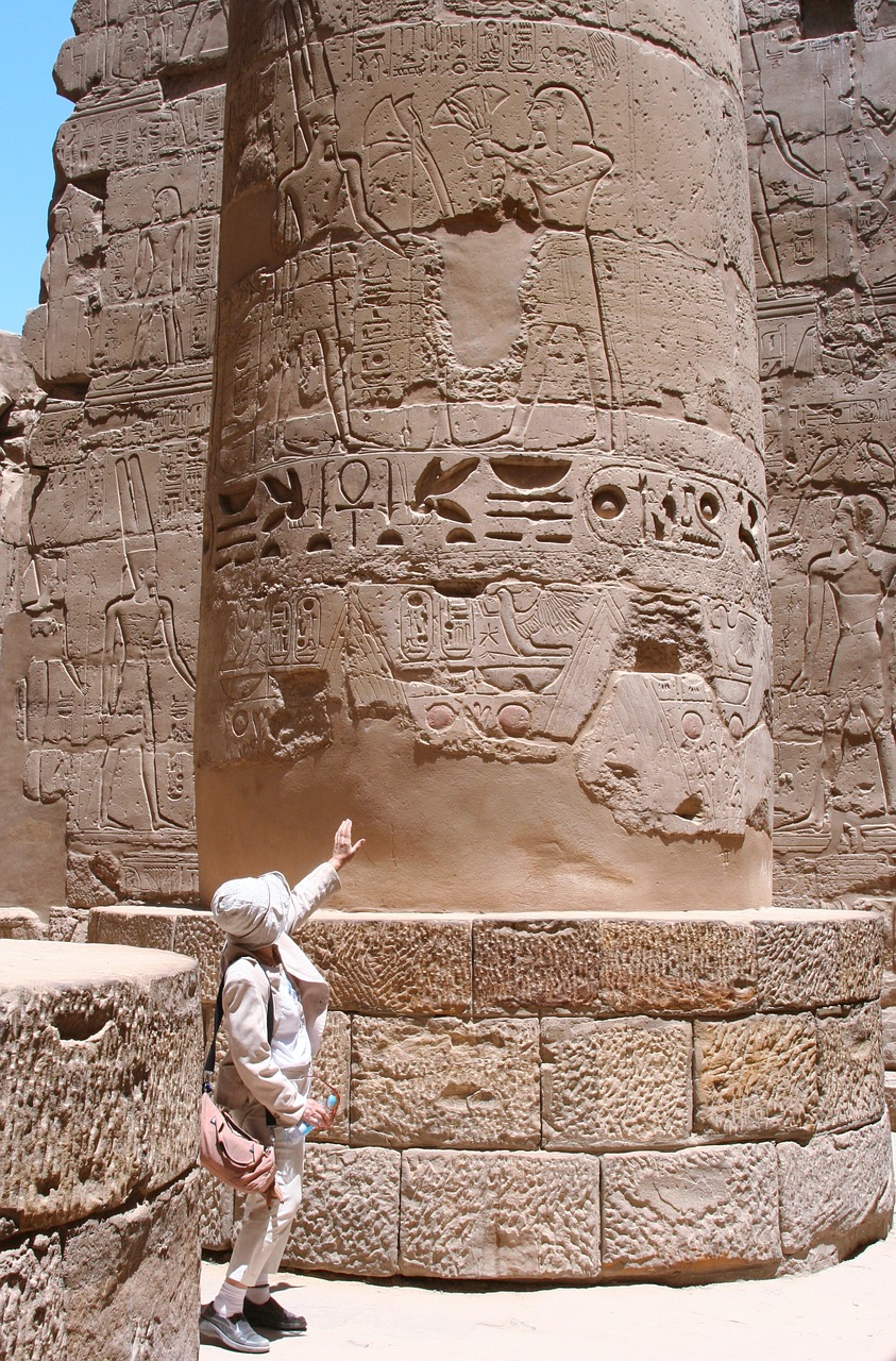 egypt luxor karnak temple free photo