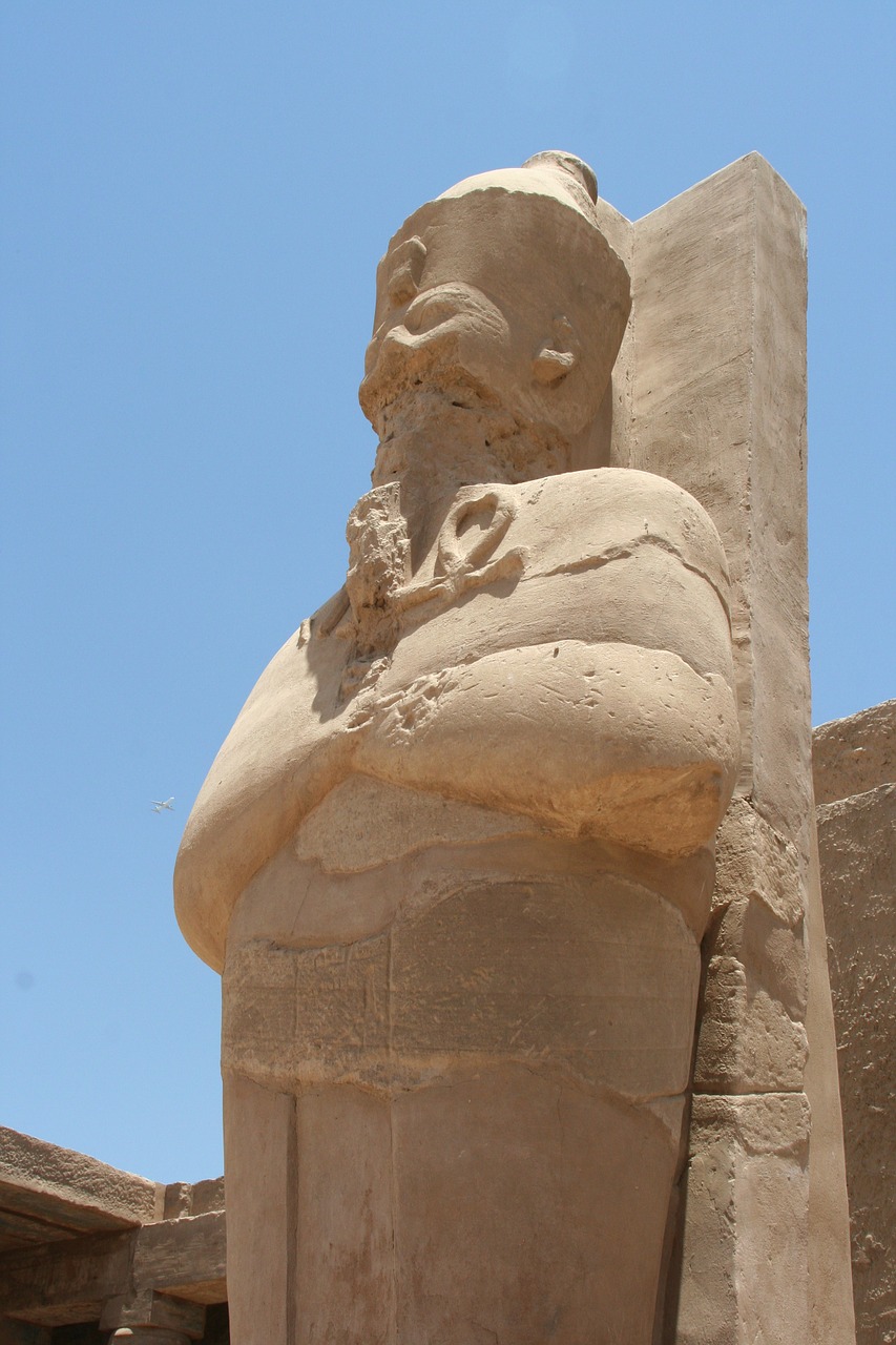egypt luxor karnak temple free photo