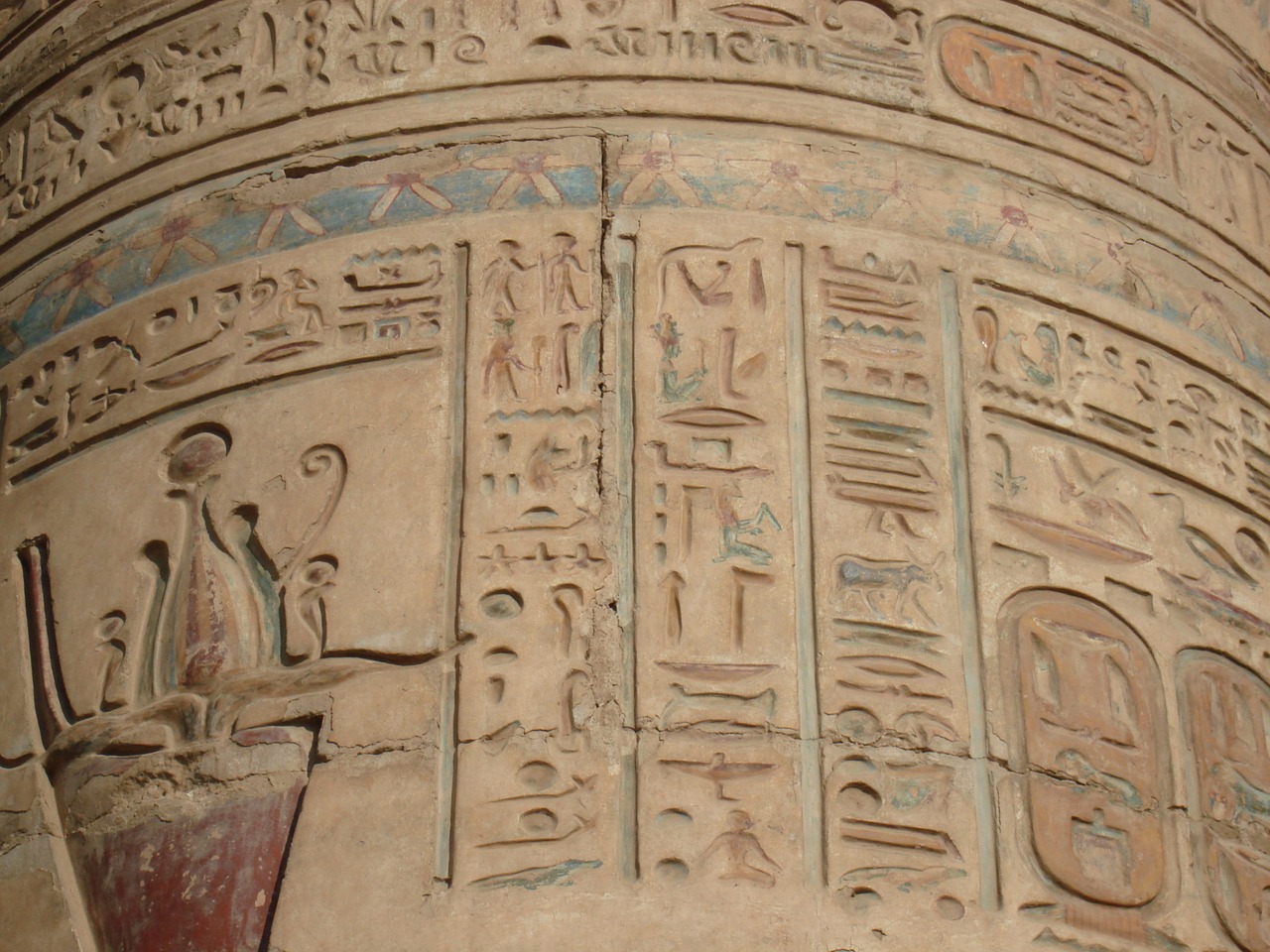 egypt hieroglyphic column free photo