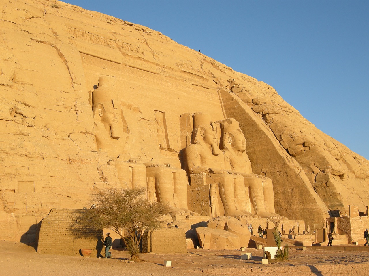 egypt abu simbel temple of ramses free photo