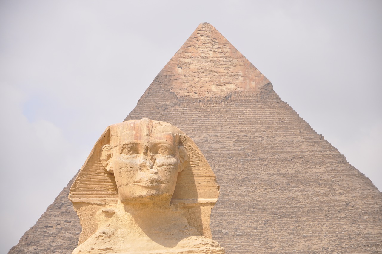 egypt sphinx pyramid free photo