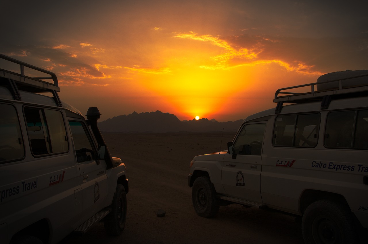 egypt sunset desert free photo