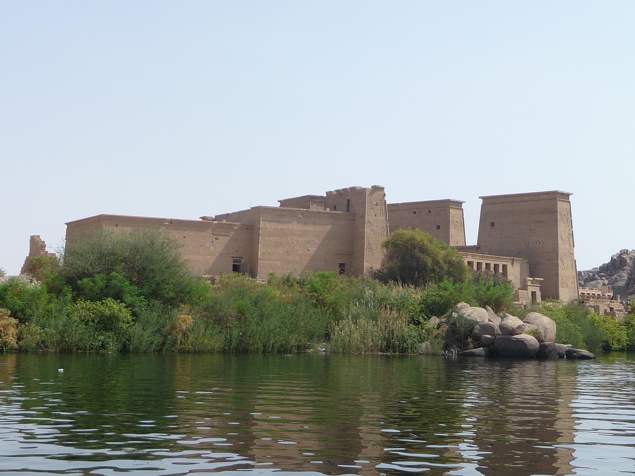 egypt temple of philae temple of isis free photo