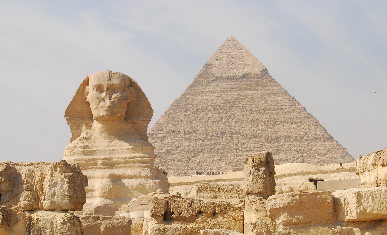egypt pyramid sphinx free photo