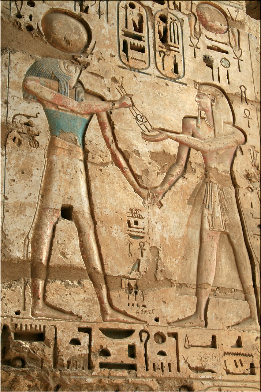 egypt low relief travel free photo