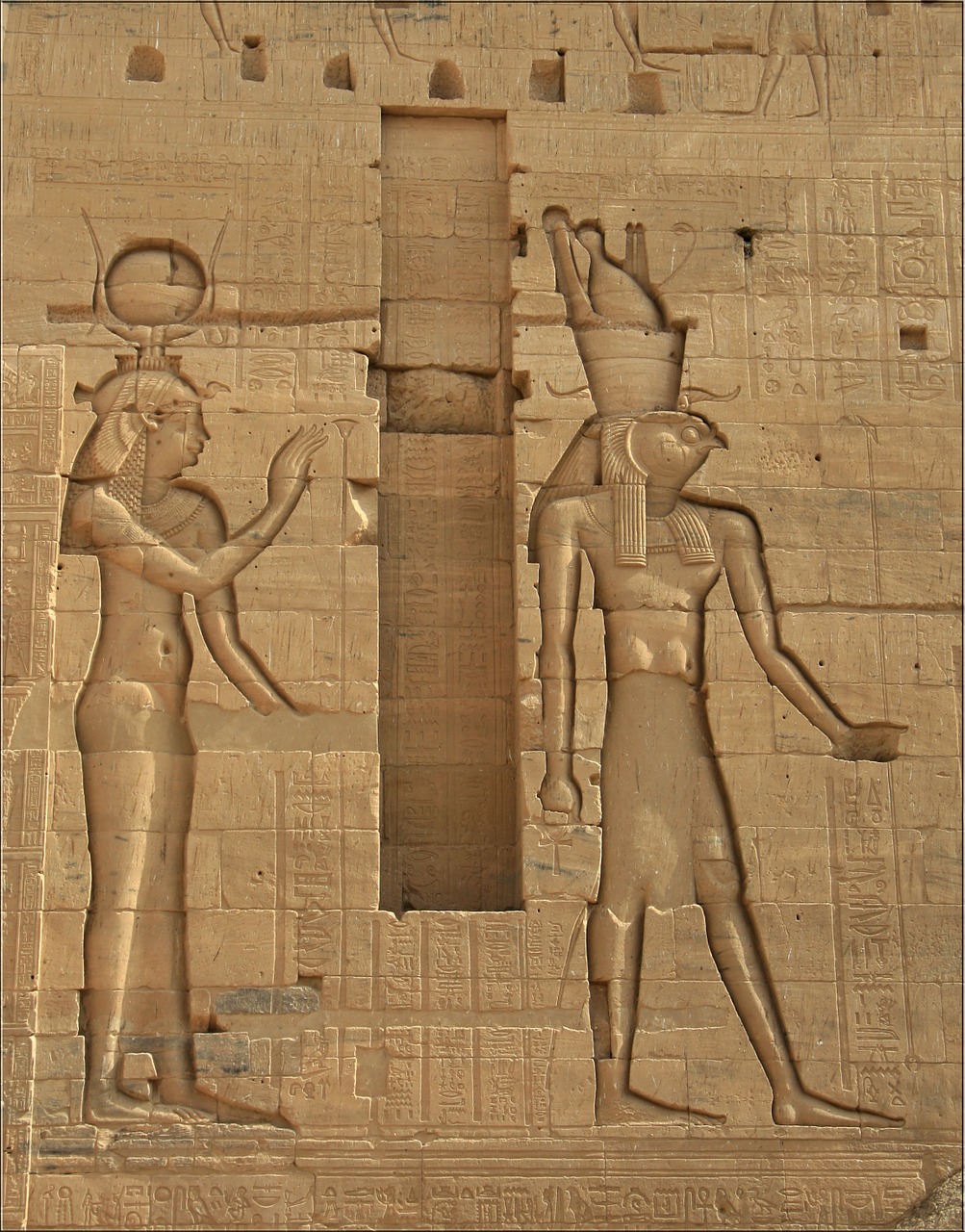 egypt low relief pharaoh free photo