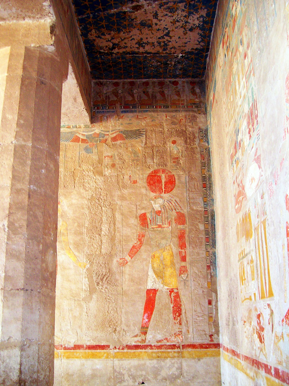 egypt hieroglyphics temple free photo