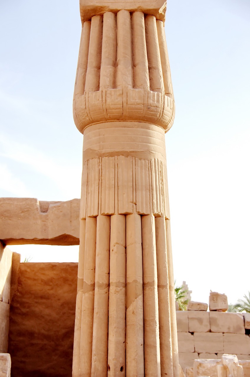 egypt  karnak  column free photo