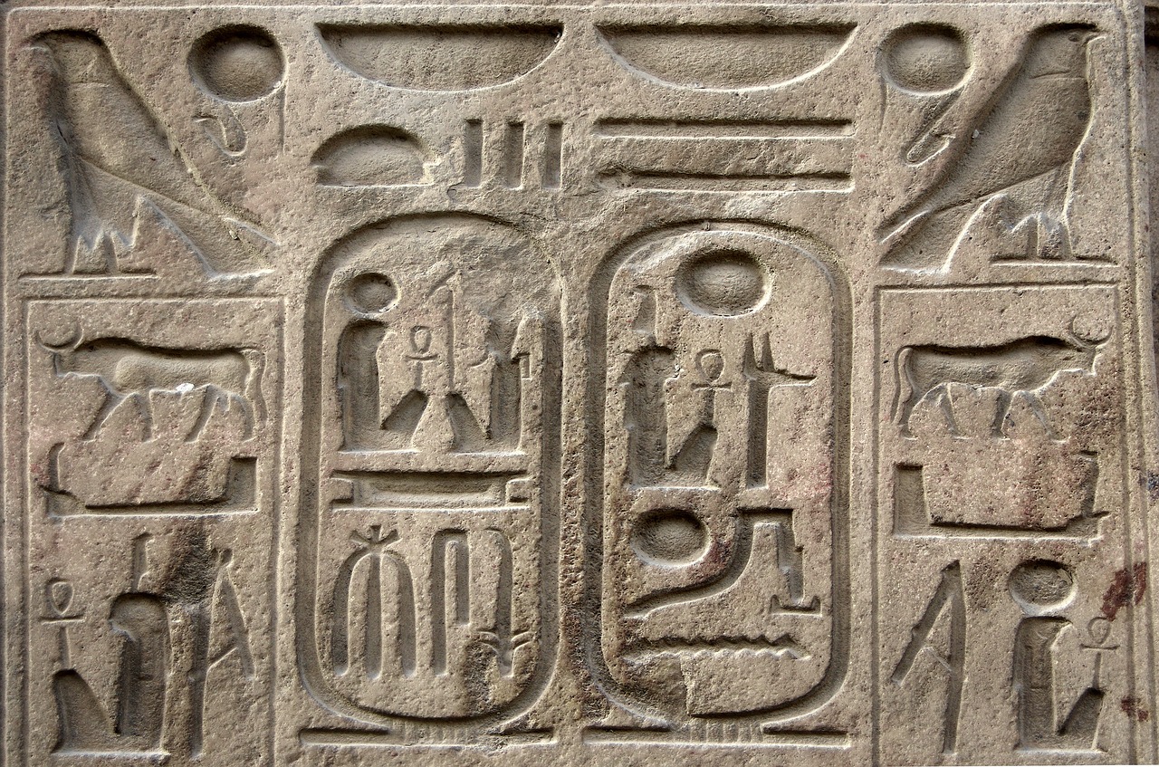 egypt  luxor  hieroglyphs free photo