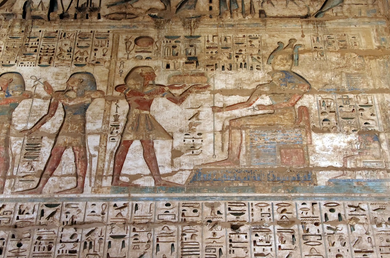 egypt  thebes  medinet-habu free photo