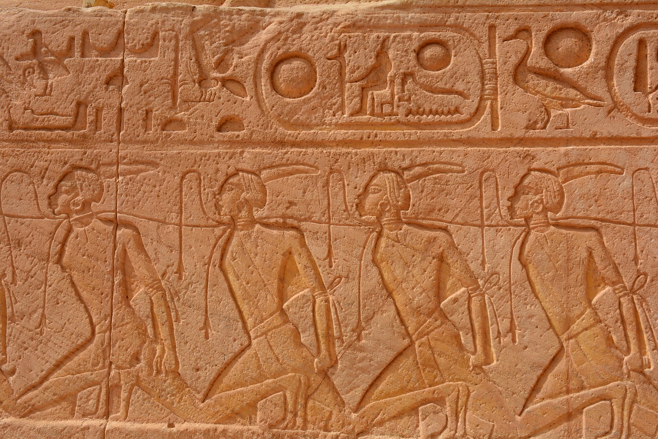 egypt  luxor  hieroglyphics free photo