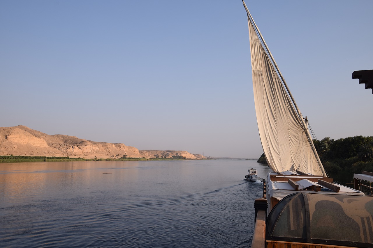 egypt  nile  ship free photo