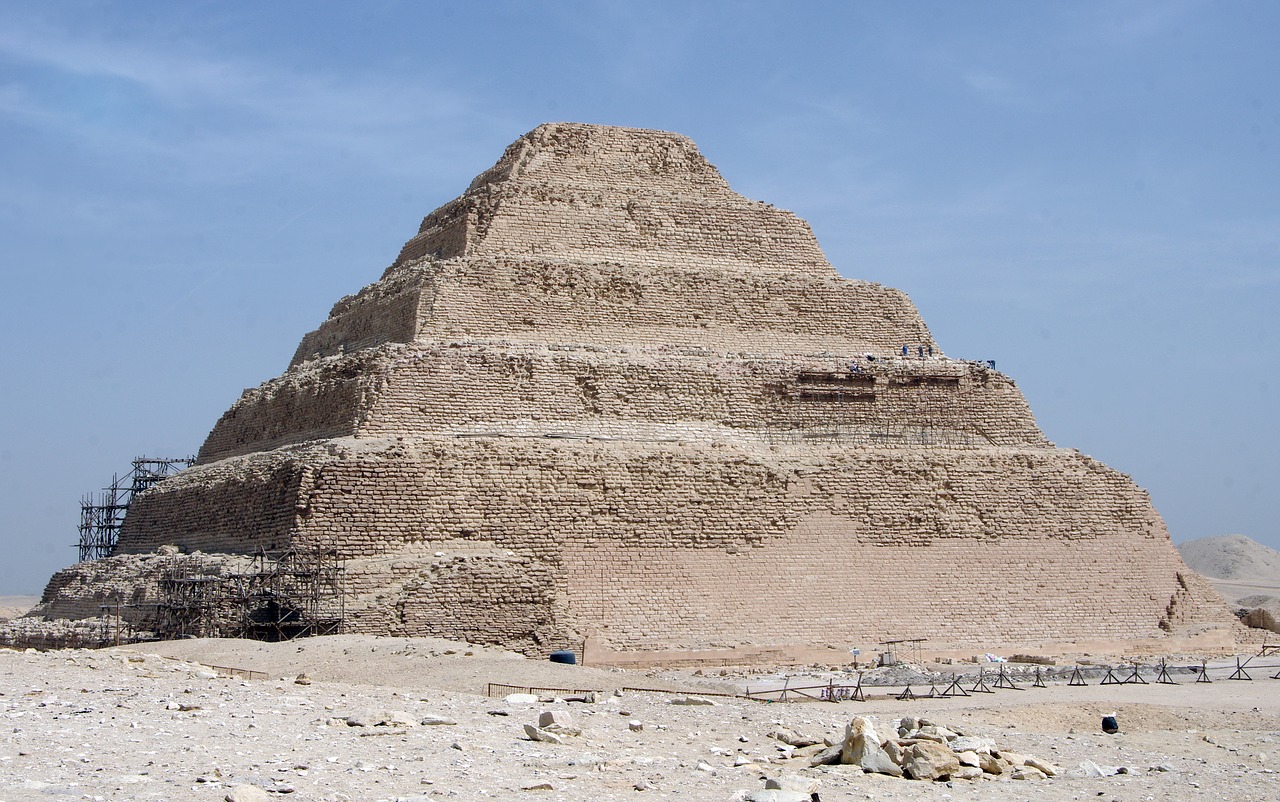 egypt  saqqarah  pyramid free photo
