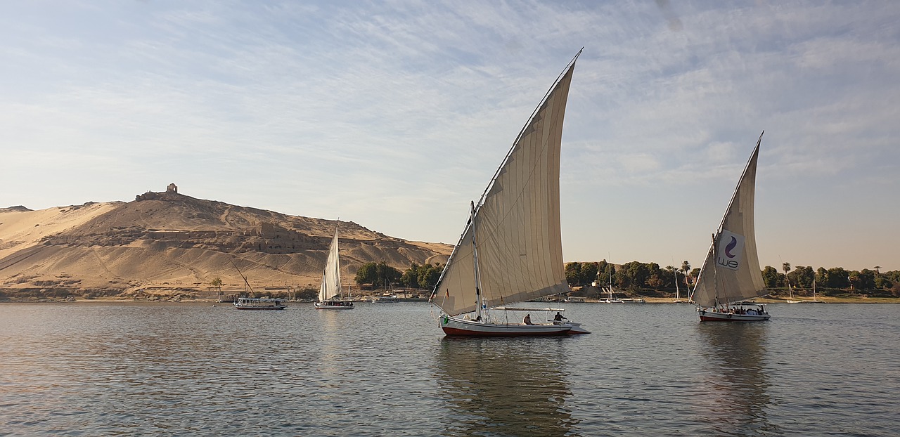 egypt  nile river  ship free photo