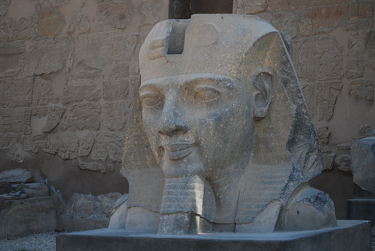 egypt statue temple free photo