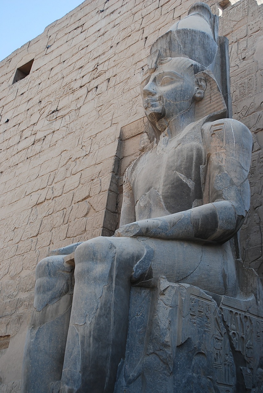 egypt statue temple free photo