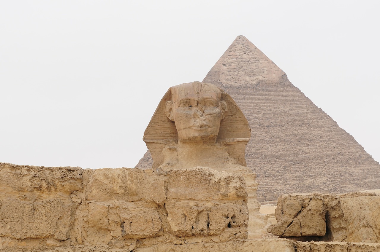 egypt sphinx pyramid free photo