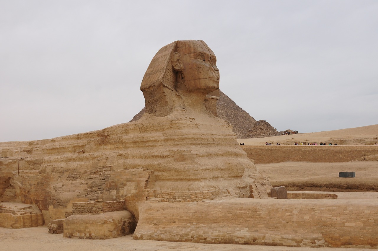 egypt sphinx pyramid free photo