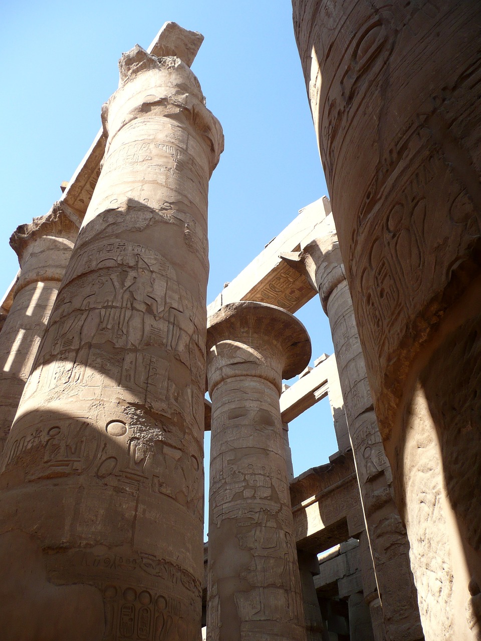 egypt temple columnar free photo