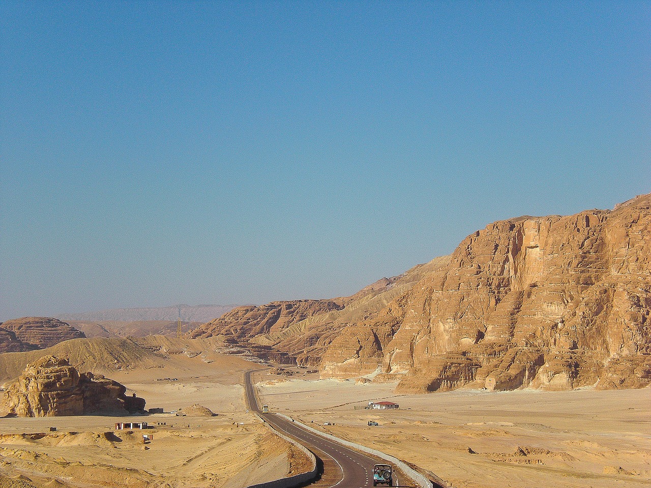 egypt mountains rock desert free photo