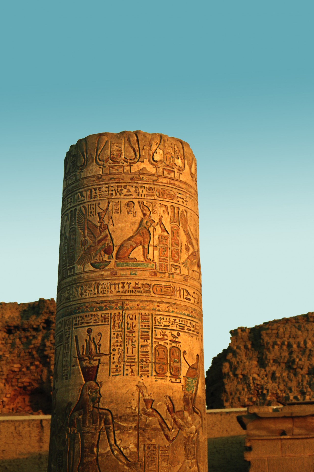 egypt egyptian pillar free photo
