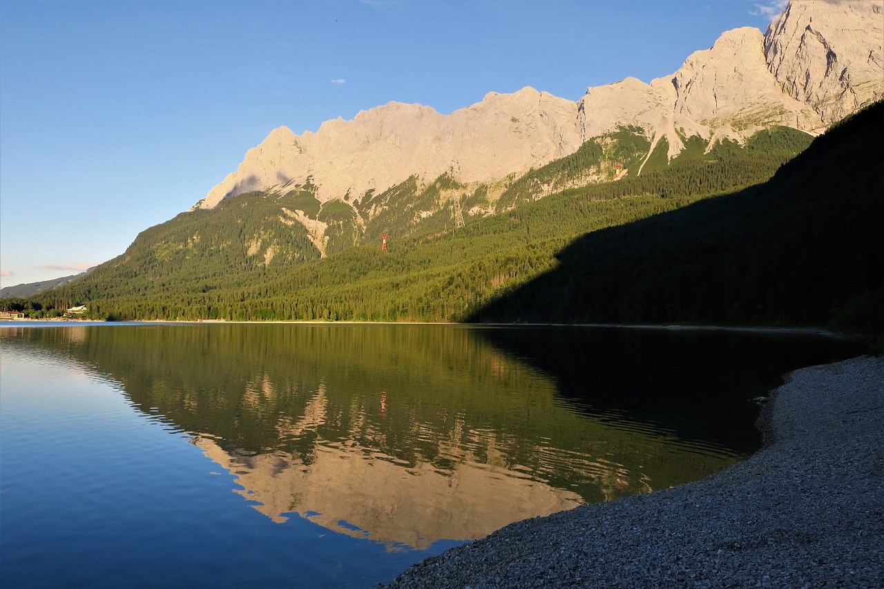 eibsee weather stone zugspitze free photo