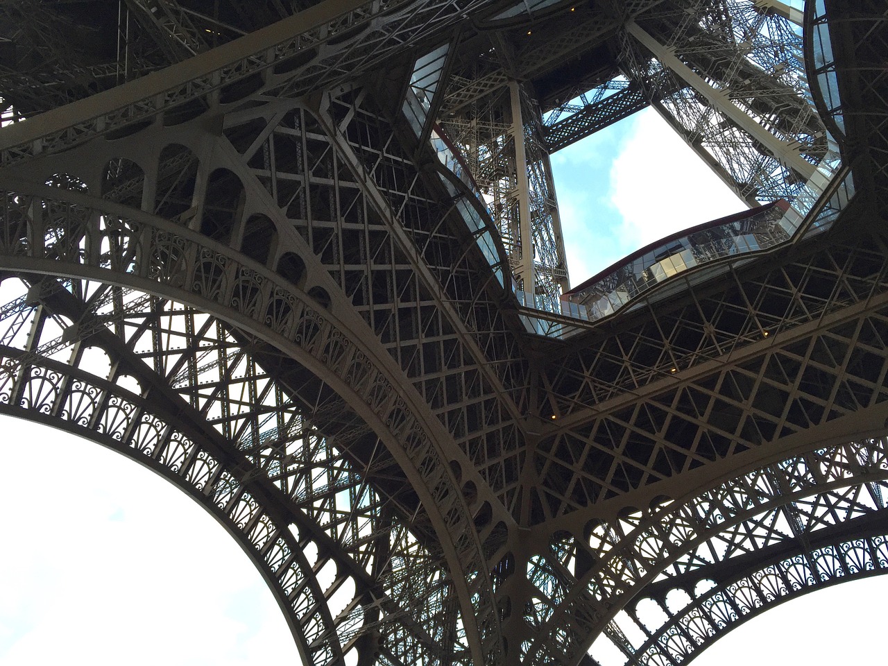 eiffel tower steel architecture free photo