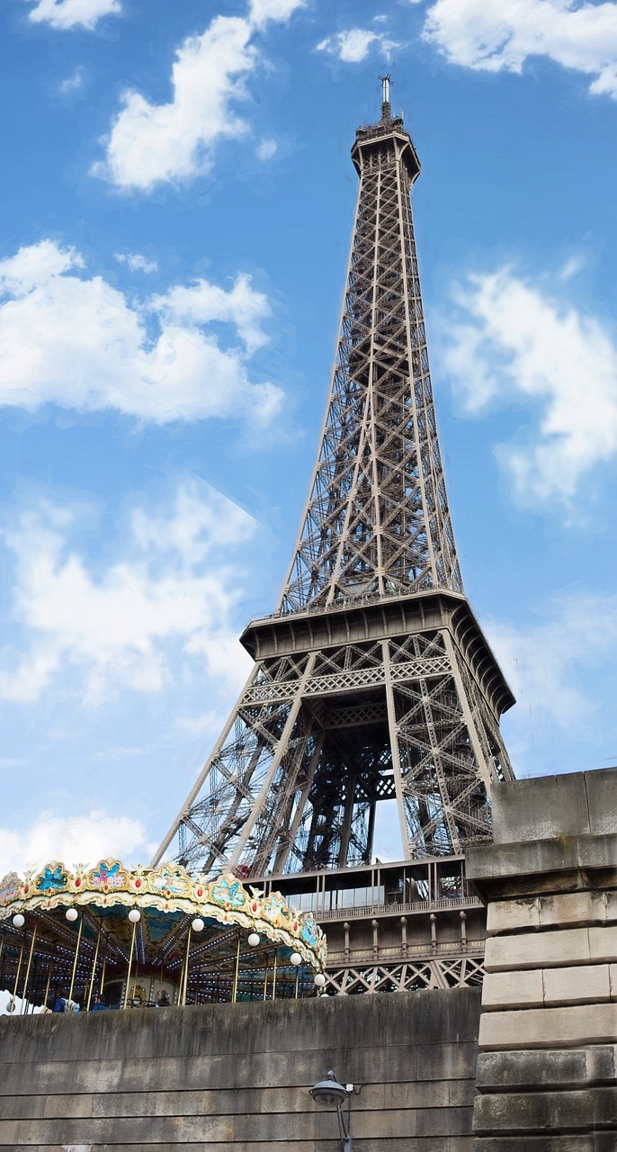 eiffel tower paris france free photo