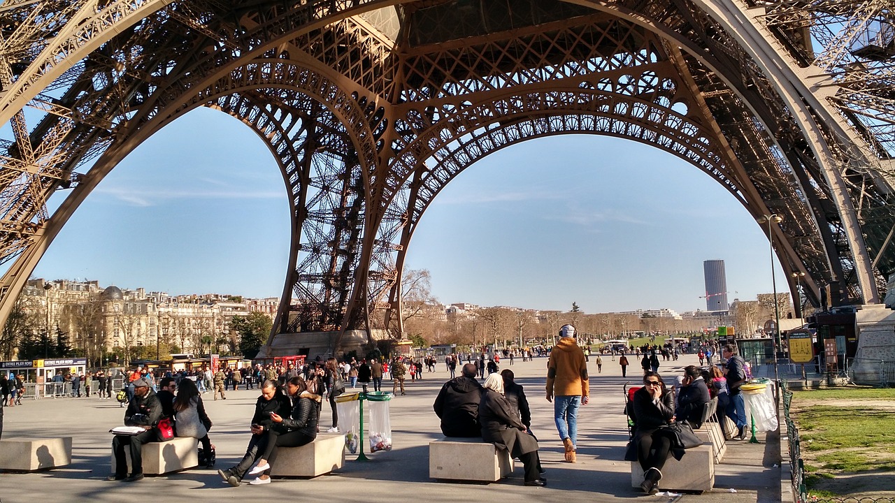 eiffel tower france landscape free photo