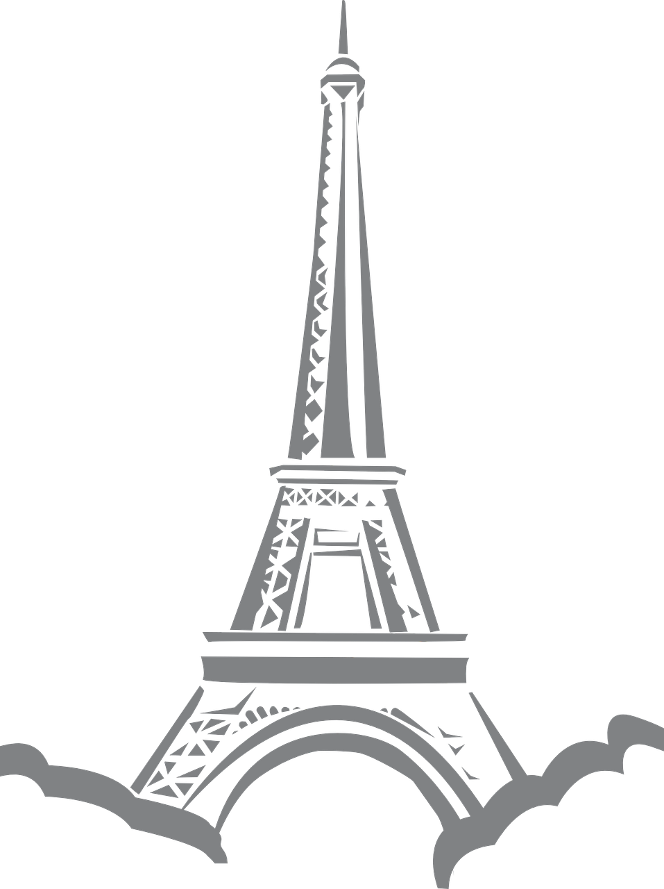 eiffel tower,eiffel,tower,paris,landmark,architecture,symbol,monument,urban,france,free vector graphics,free pictures, free photos, free images, royalty free, free illustrations, public domain
