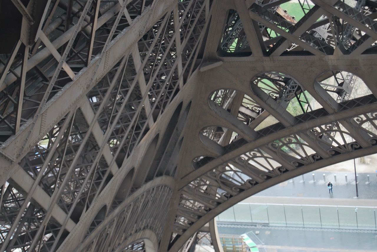 eiffel tower  metal  structure free photo