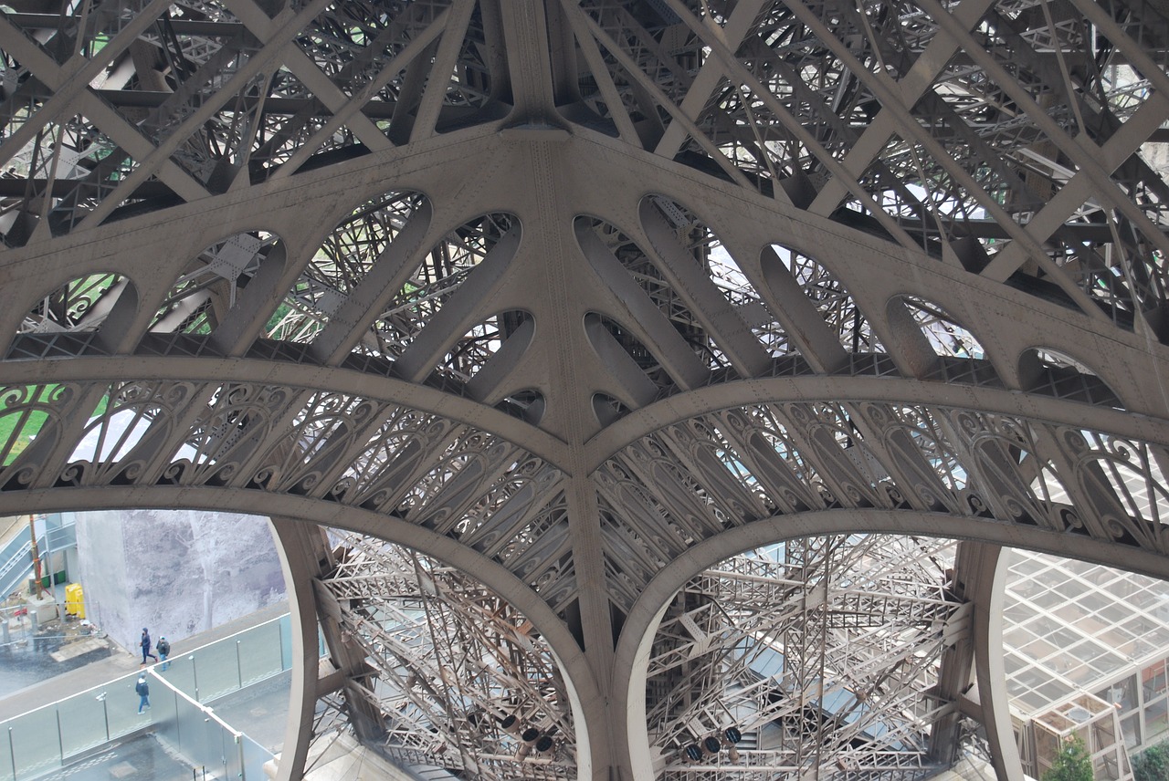 eiffel tower  metal  structure free photo