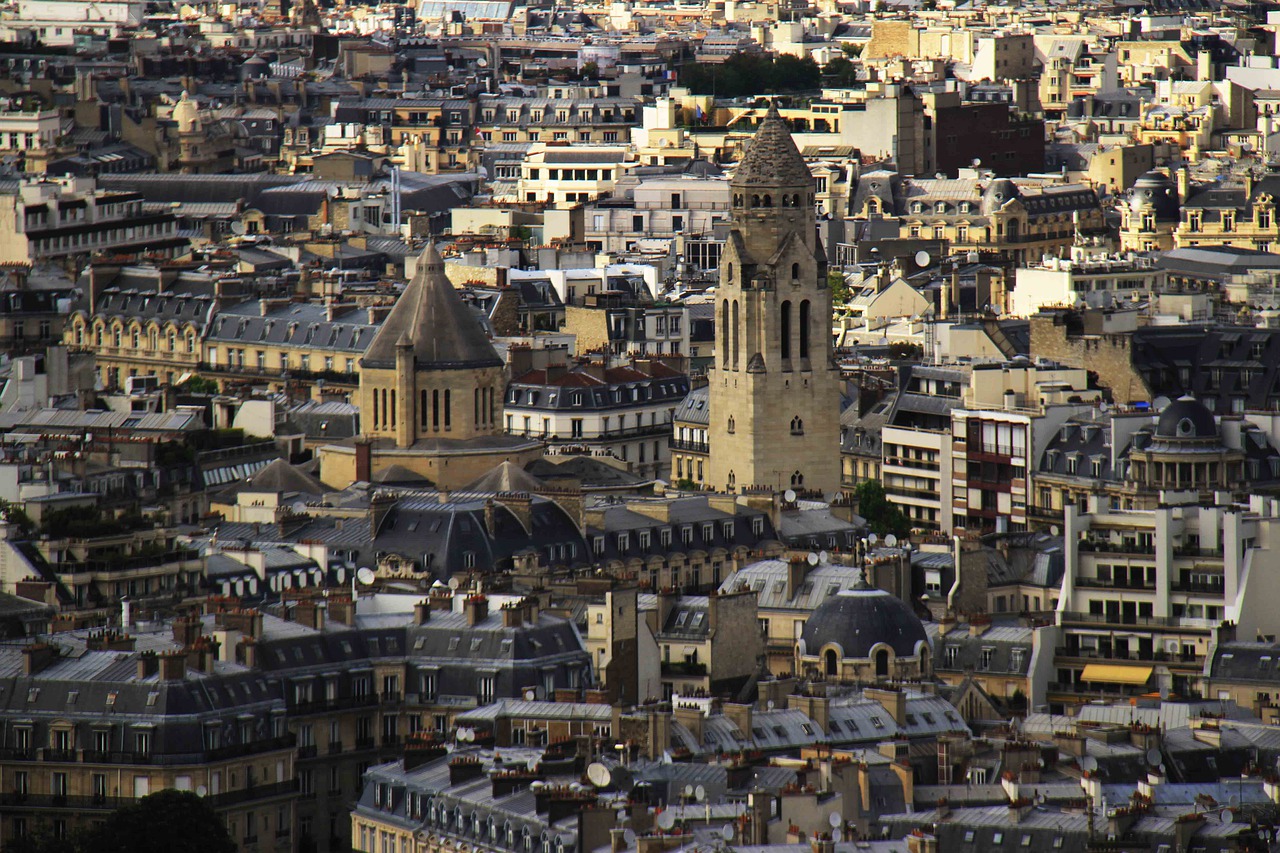 eiffel tower  river  paris free photo