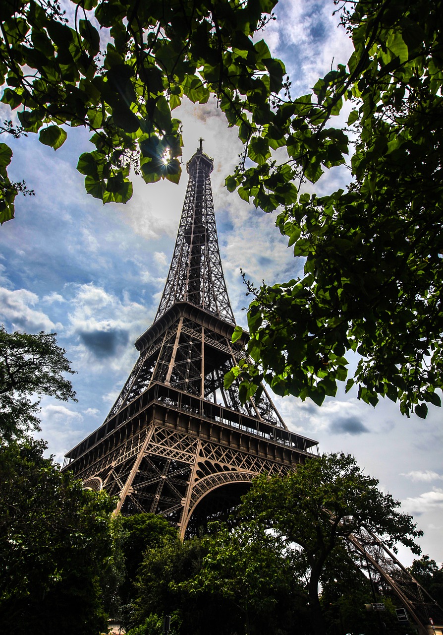 eiffel tower paris monument free photo