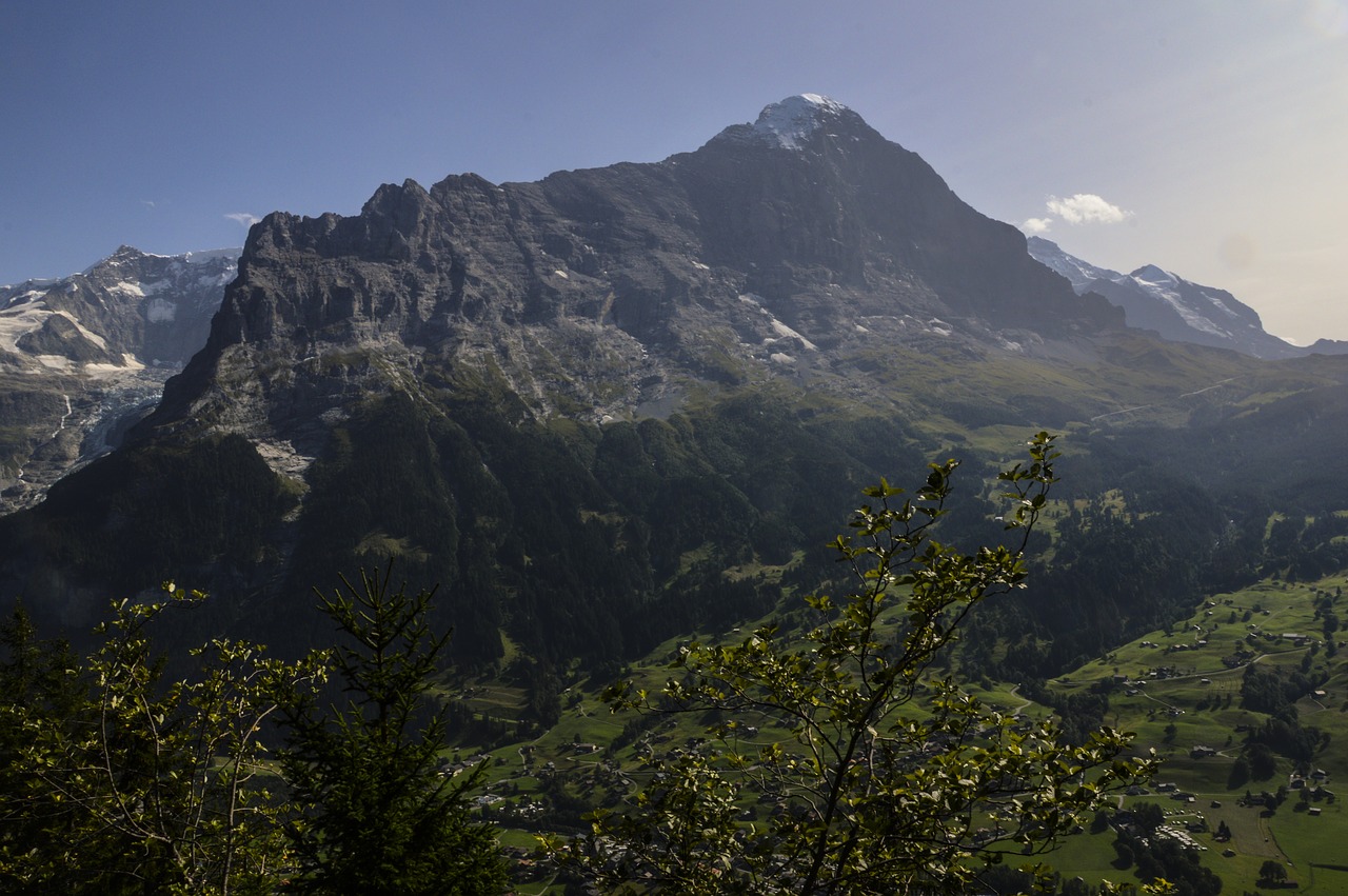 eiger north face grindelwald swiss alps free photo