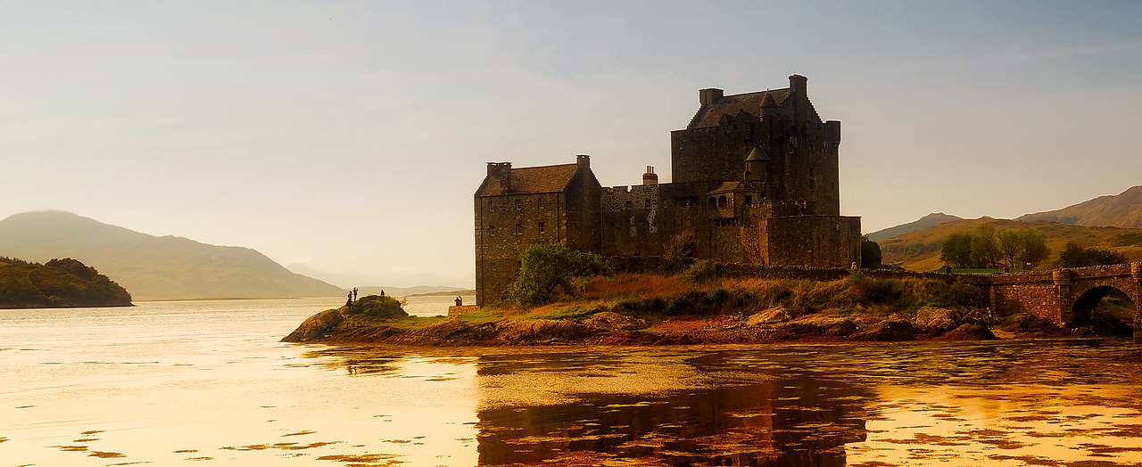 eilean donan castle fortress free photo