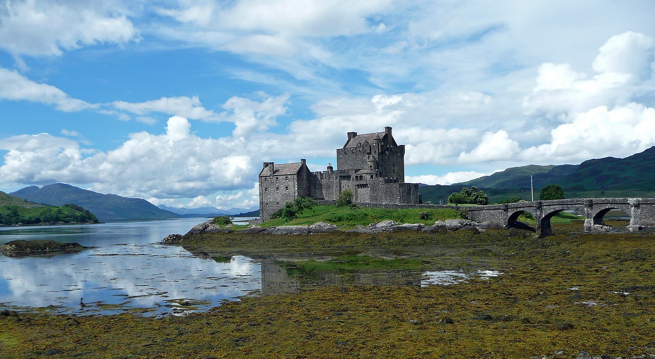 eilean donan castle scotland landscape free photo